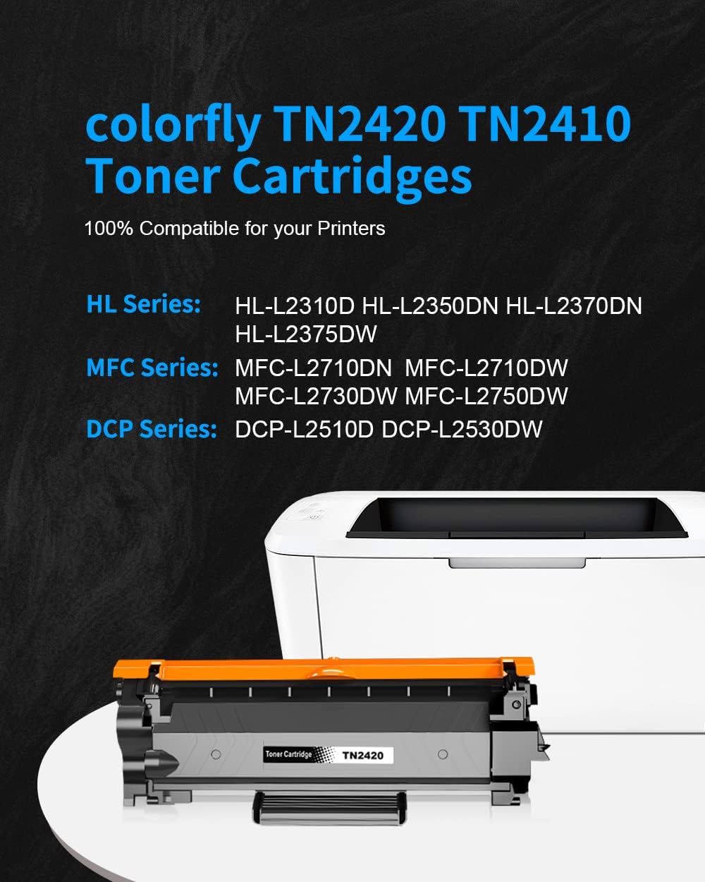 TN2420 TN-2420 TN2410 TN-2410 Kompatible für Toner Brother MFC L2710DW Toner Brother MFC-L2710DN HL-