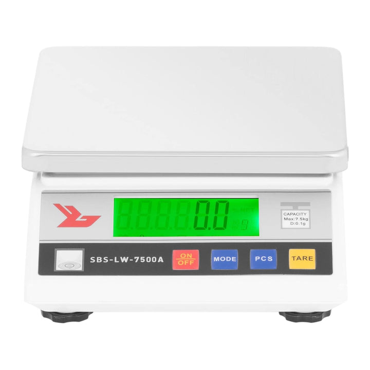 Steinberg Systems SBS-LW-7500A Feinwaage Präzisionswaage Digitalwaage (7500 g / 0,1 g, LCD Display,