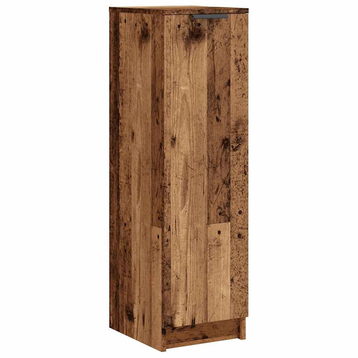 vidaXL Schuhschrank Altholz-Optik 29,5x35x100,5 cm Holzwerkstoff, Schuhe Aufbewahrung, Schuhregal, S