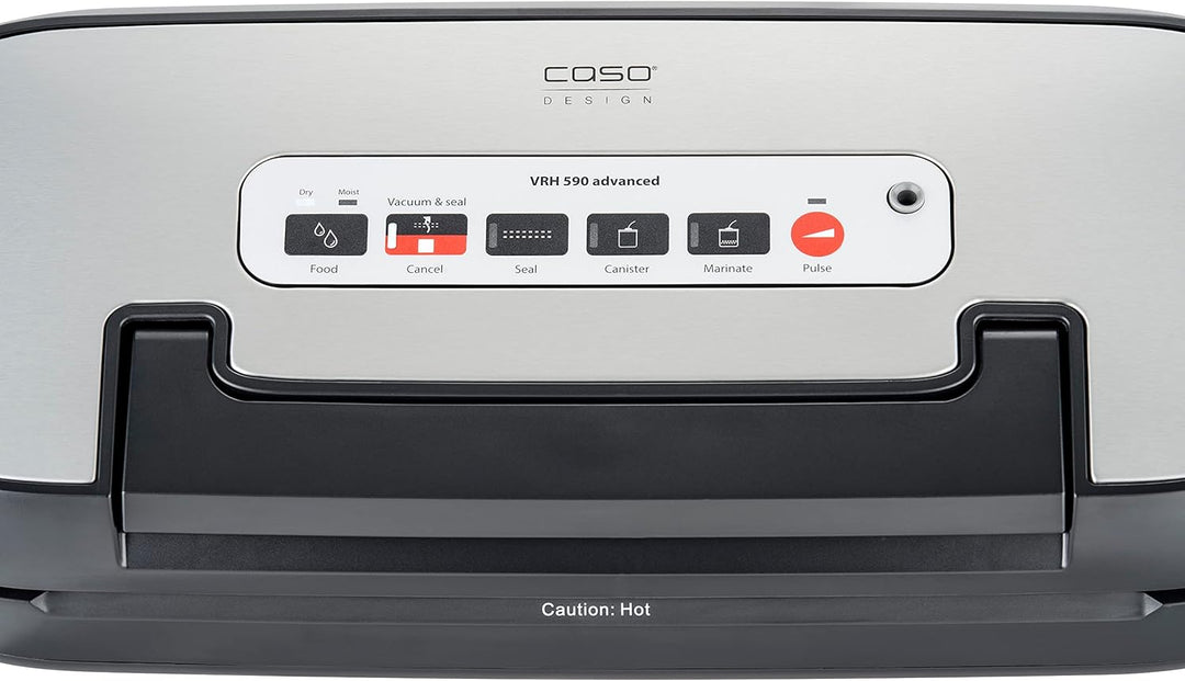 CASO VRH 590 advanced Vakuumierer - bis 125 Vakuumiervorgänge non-stop, 2,5 mm dicke Schweissnaht &