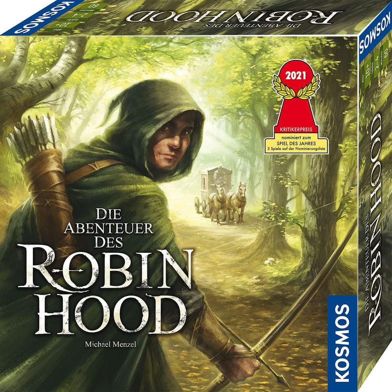 Kosmos 680565 Die Abenteuer des Robin Hood, Nominiert zum Spiel des Jahres 2021, Kooperatives Abente