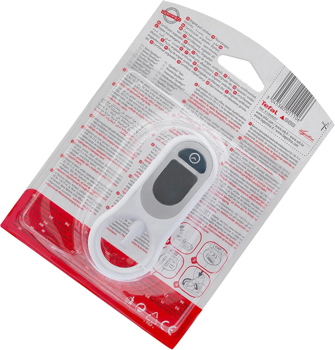 Tefal 094020020000 Timer Digitale für Schnellkochtöpfe Clipsominut Duo und Perfect, Kunststoff, grau