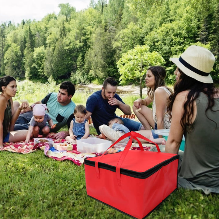 VICASKY Lunchbox mit Kühlakku Kuchen Transportbox Kühlakku Kühlbox für Torten Cooler Bag Electric La