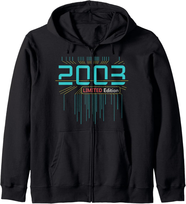 21. Geburtstag Mann Frau 21 Jahre 2003 Deko Lustig Geschenk Kapuzenjacke