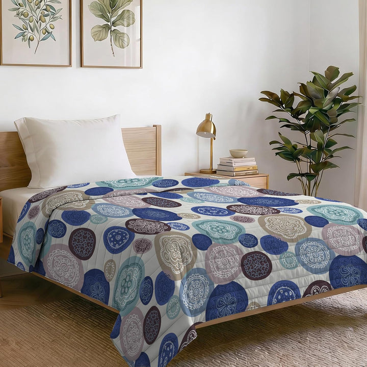 Fantasy Estivo Doubleface Sommersteppdecke, 170x270cm, Murrine, Microfiber, Einzeln Murrine Einzelne