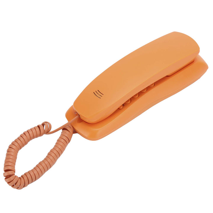 Home Office Tragbares dünnes Telefon, einleitendes schnurgebundenes Schreibtischtelefon, Orange, Pri