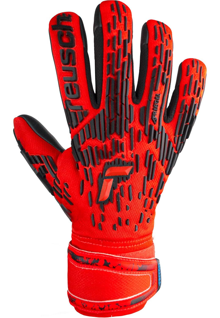 Reusch Herren Attrakt Freegel Torwarthandschuhe 11 Bright Red / Future Blue / Bla, 11 Bright Red / F