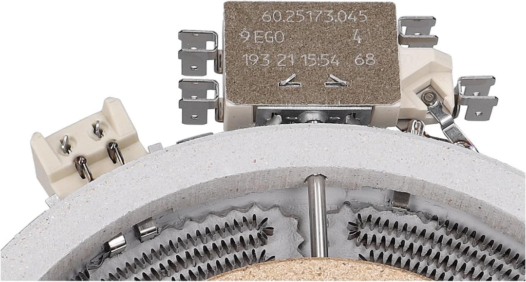 easyPART Kompatibel/Ersatz für EGO 10.58213.032 Strahlheizkörper Zweikreis Glaskeramikkochfeld 1800/