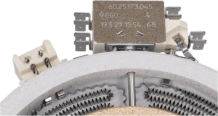 easyPART Kompatibel/Ersatz für EGO 10.58213.032 Strahlheizkörper Zweikreis Glaskeramikkochfeld 1800/
