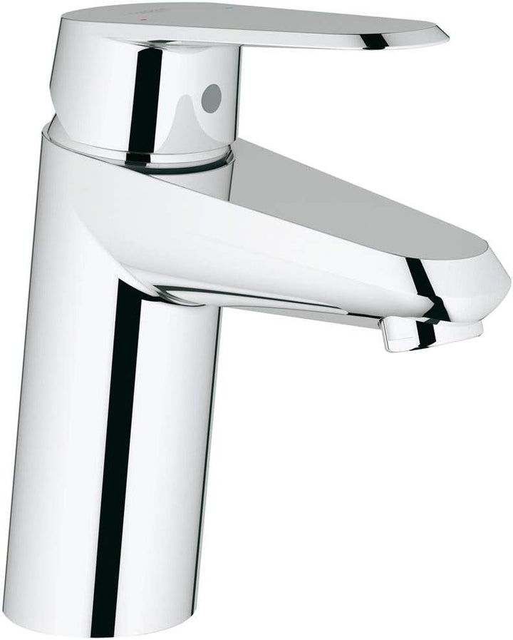 GROHE Eurodisc Cosmopolitan Badarmatur, glatter Körper, Standard-Auslauf, SpeedClean 3246920E, S-Siz