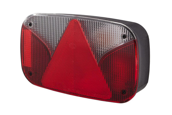 HELLA Rückleuchte - Glühlampe - 12V - Anbau/geschraubt - ECE - Lichtscheibenfarbe: weiss/rot - Steck