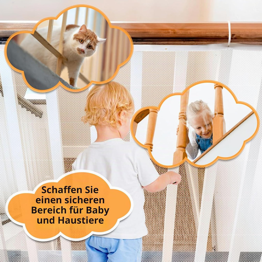 South to East Sicherheitsnetz für Treppe und Balkon, 300x90cm 300*90CM, 300*90CM