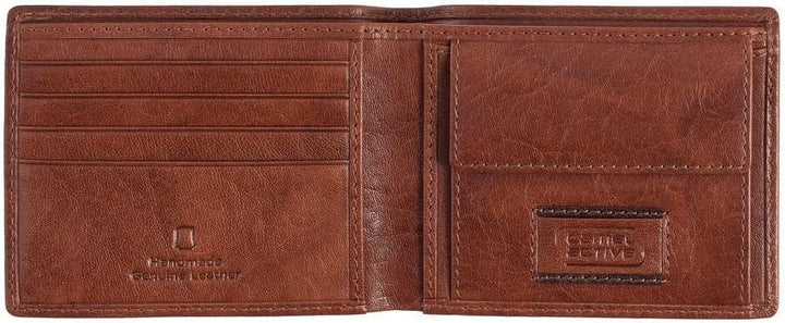 camel active bags Panama Herren Geldbörse Mittelgross Querformat Leder Cognac cognac 11 x 1,5 x 8,5