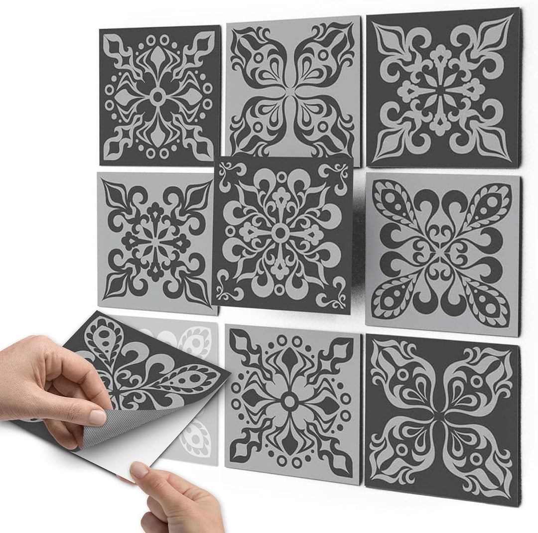 CREATISTO Mosaik-Fliesen Fliesensticker Fliesenfolie - Klebefolie Aufkleber für Wand-Fliesen I Klebe