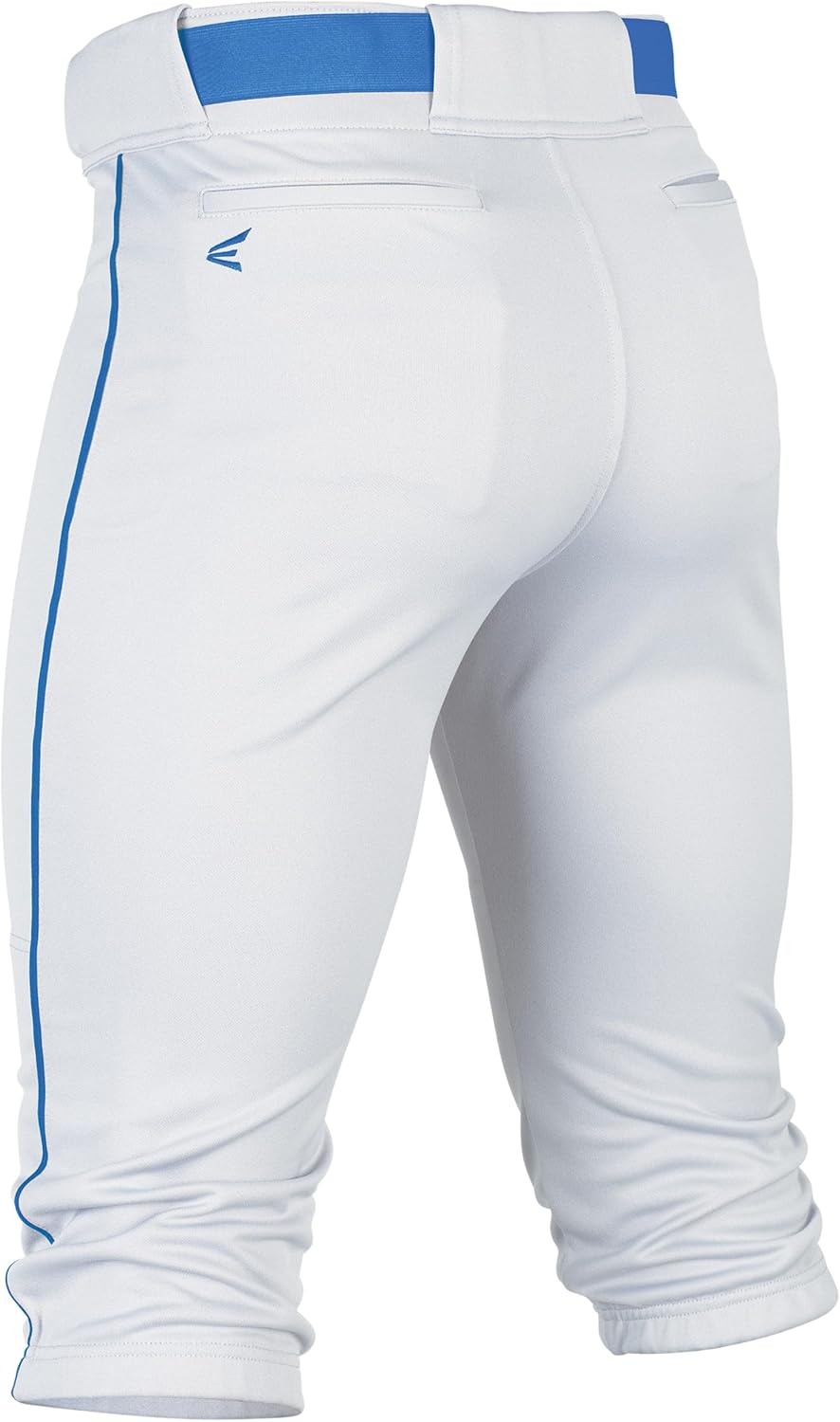 Easton Jungen Rival+ Baseball-Hose Weiss / Königsblau S, Weiss / Königsblau S