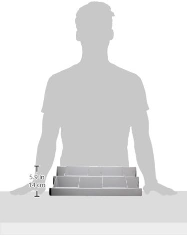 Alessi Tablett Vassoio Multiuso Schwarz, Schwarz