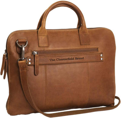 The Chesterfield Brand Harvey - Laptoptasche 14" Leder 37 cm Cognac, Cognac