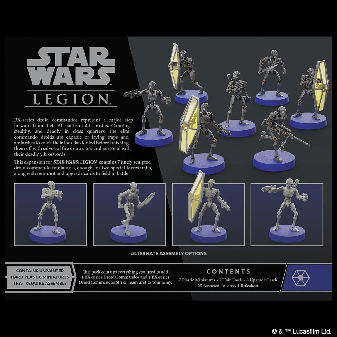 Atomic Mass Games, Star Wars Legion: Separatist Alliance Expansions: BX-Series Droid Commandos Unit,