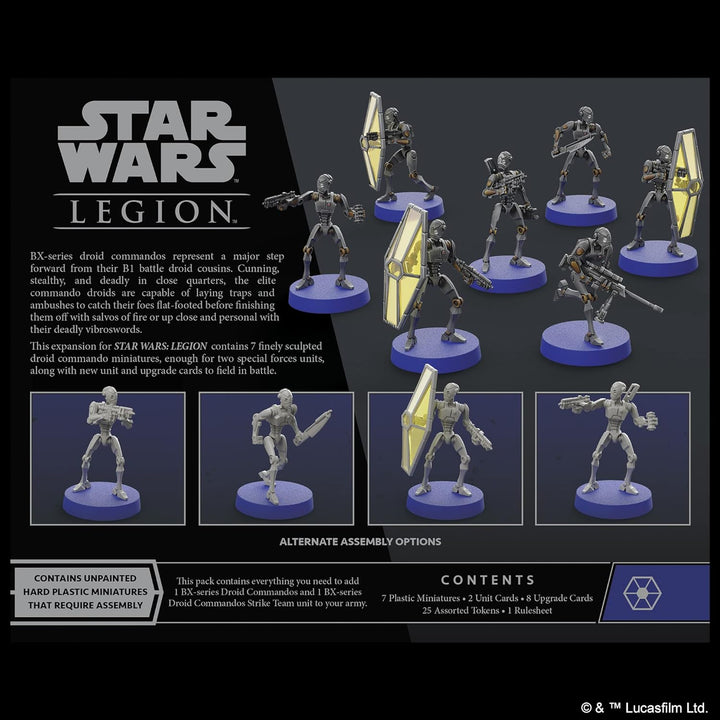 Atomic Mass Games, Star Wars Legion: Separatist Alliance Expansions: BX-Series Droid Commandos Unit,