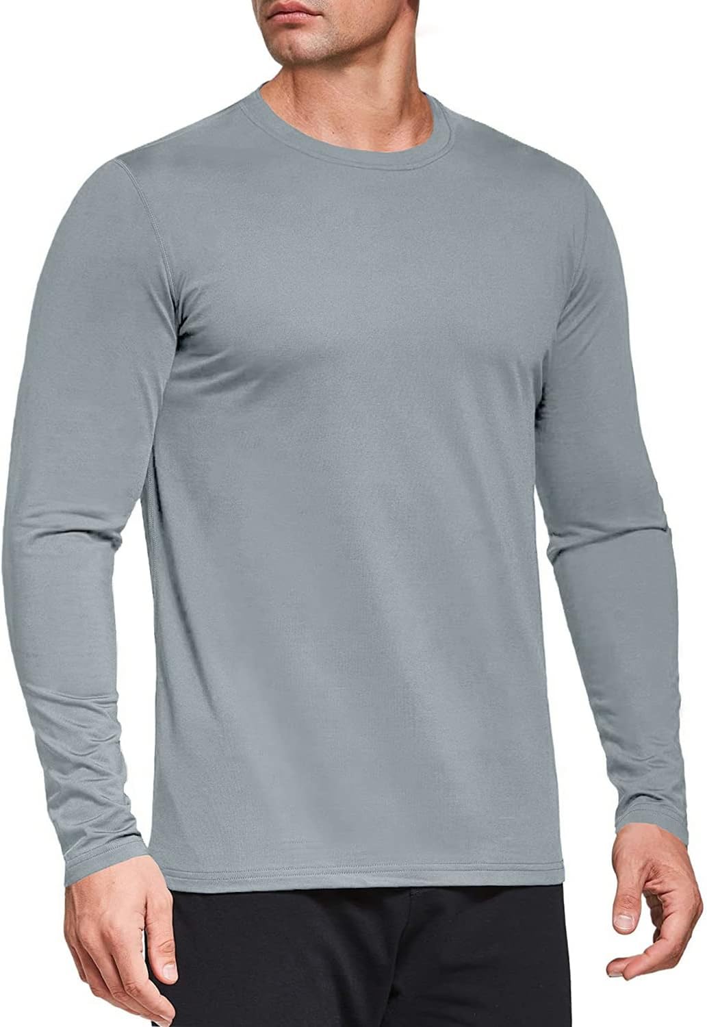 Boyzn 1, 3 or 5er Pack Herren Langarmshirt T-Shirts, UPF 50+ UV Schutz Schnelltrocknend Funktionsshi