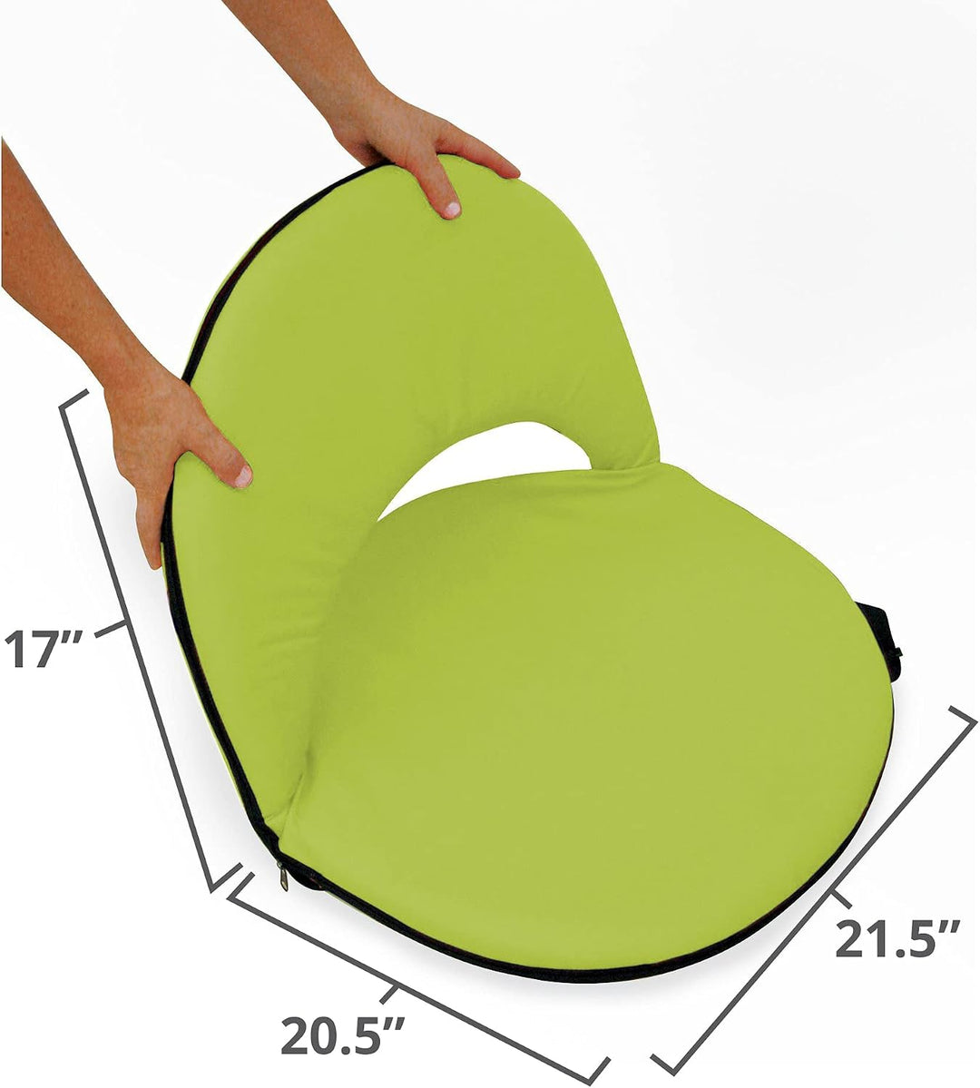 Pacific Play Tents Stansport mehrfach Faltbarer, gepolsterter Sitz, Grün (G-7-10) 54,6 cm L x 52,1 c