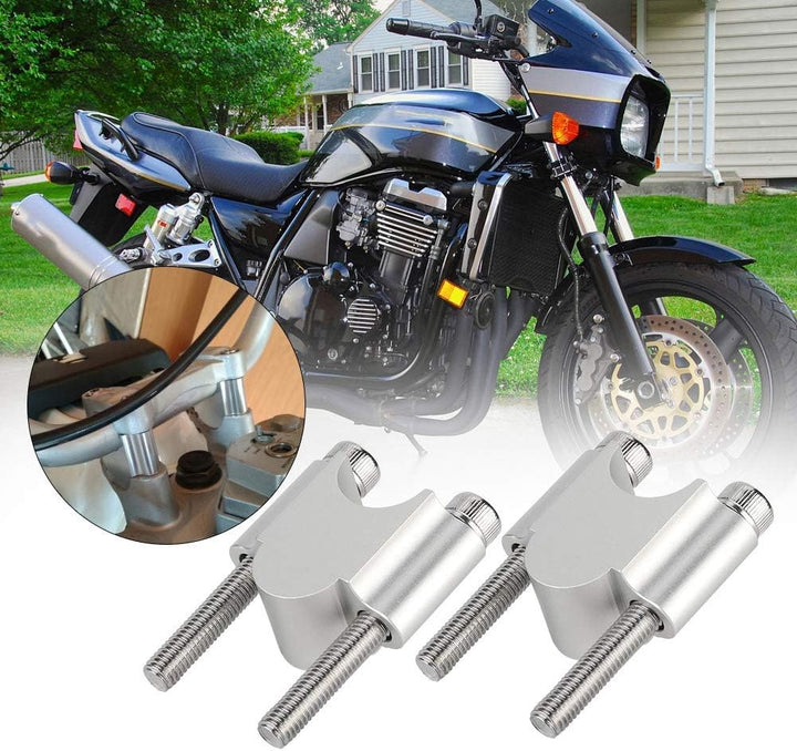 Universal Handbar Riser, Raised Handbar Riser Motorrad Handbar Riser Aluminiumlegierung Handbar Rise