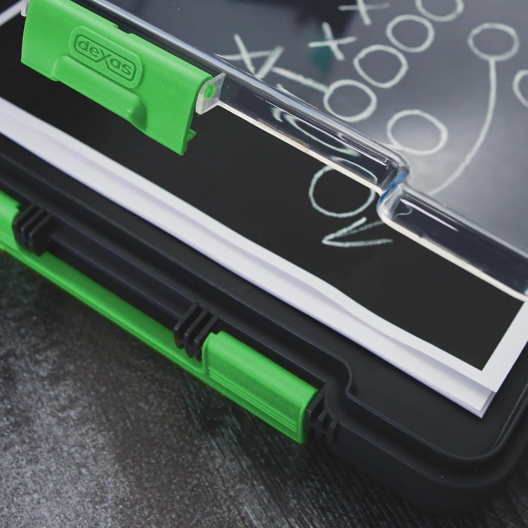 Dexas Clearview Clipcase Dry Erase Klemmbrett, 34 x 24 cm, Grün Grün Klemmbrett, Grün Klemmbret