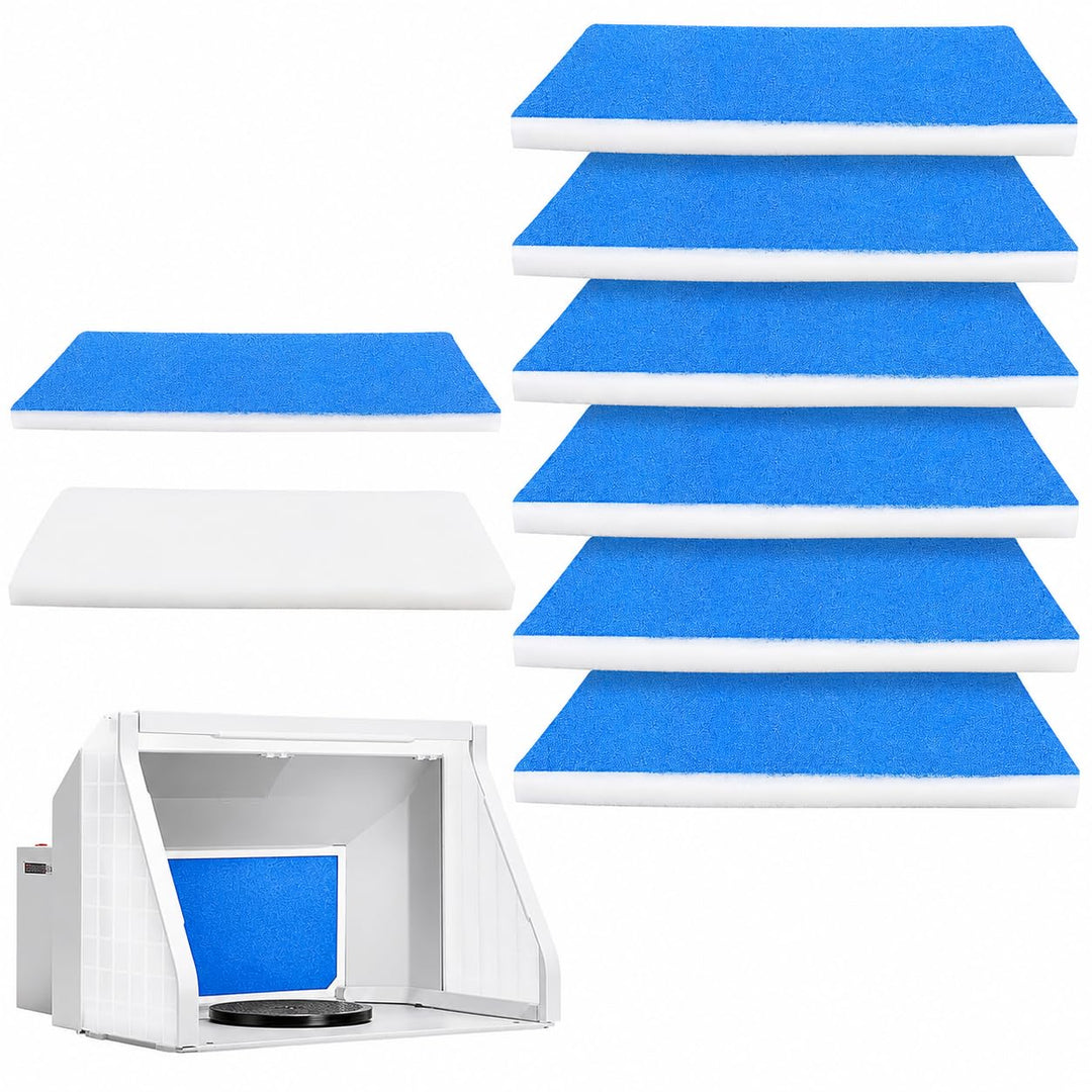 8 Stück Filter Paint Booth, Airbrush-Spritzkabinenfilter Airbrush Absauganlage Zubehör für Luftpinse