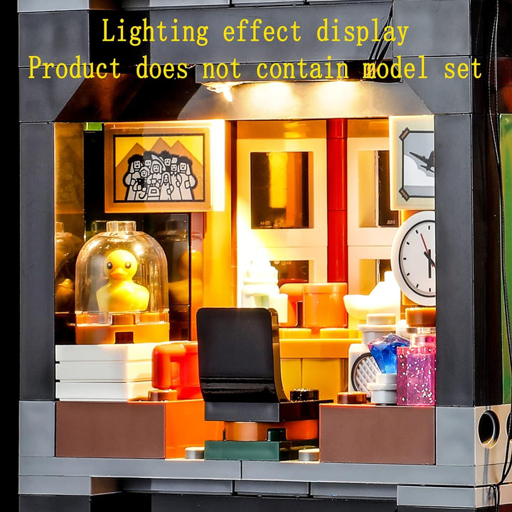 GEAMENT LED Licht-Set Kompatibel mit Lego Harry Potter Zaubereiministerium (The Ministry of Magic) -