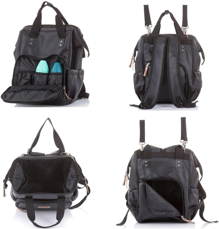 Chipolino Kinderwagentasche, Rucksack Wickelunterlage, Henkel Träger verstellbar, Farben:grau, Grau
