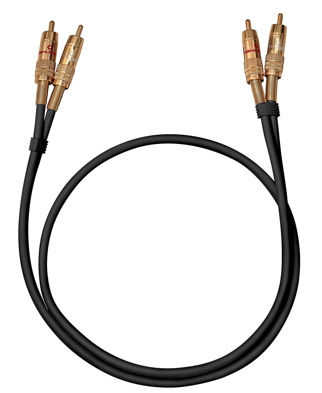 Oehlbach NF 1 Master 50 - Hervorragendes analoges Stereo Audio-Cinchkabel - 2X Cinch/2x Cinch, Vollm