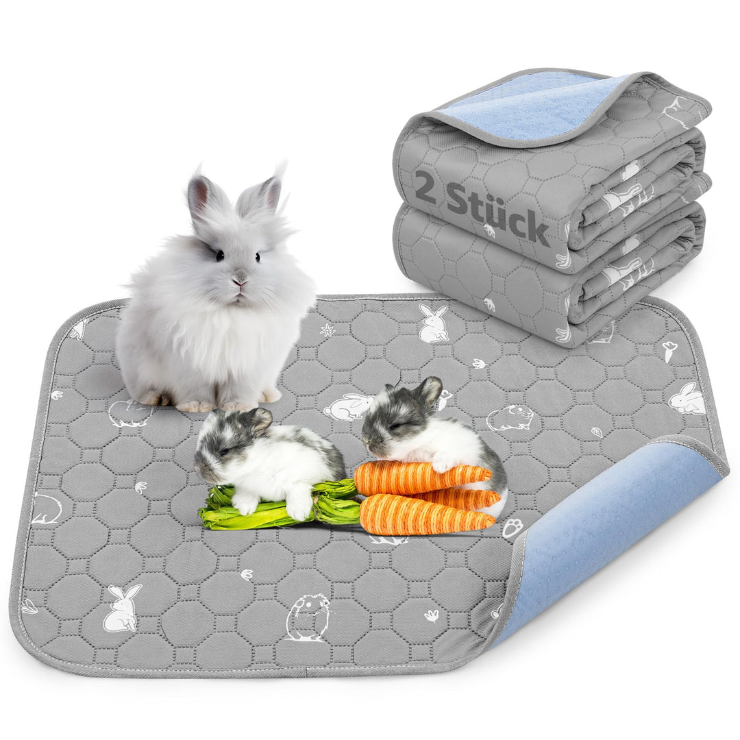 Wiederverwendbare PIPI-Pads für Meerschweinchen, waschbar und super saugfähige Unterlagen, Kleintier