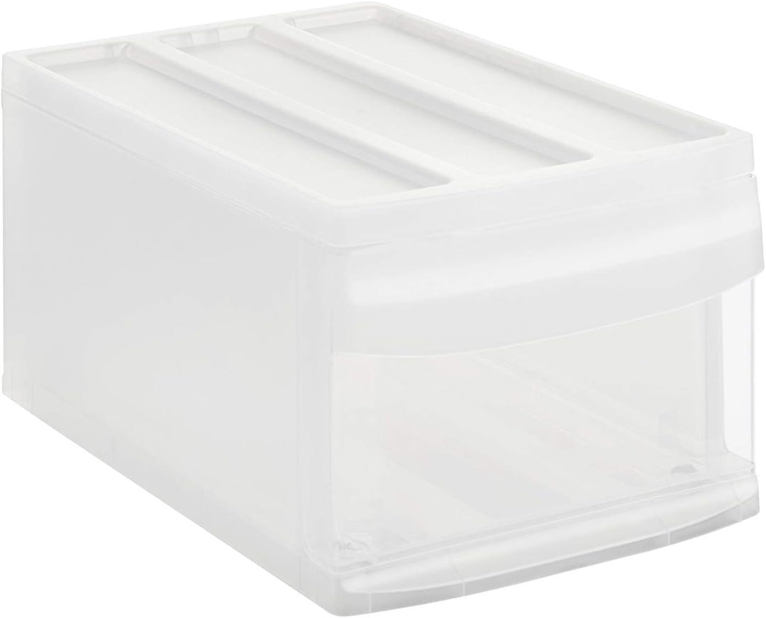 Rotho Systemix Schubladenbox 1 Schub, Kunststoff (PP) BPA-frei, transparent, M (39.5 x 25.5 x 20.3 c