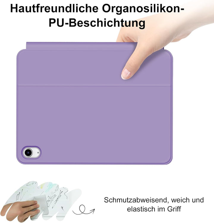 IVEOPPE Magic Keyboard für iPad 10. Generation & iPad 11" A16 (2025), Magnetische Freischwebende Des