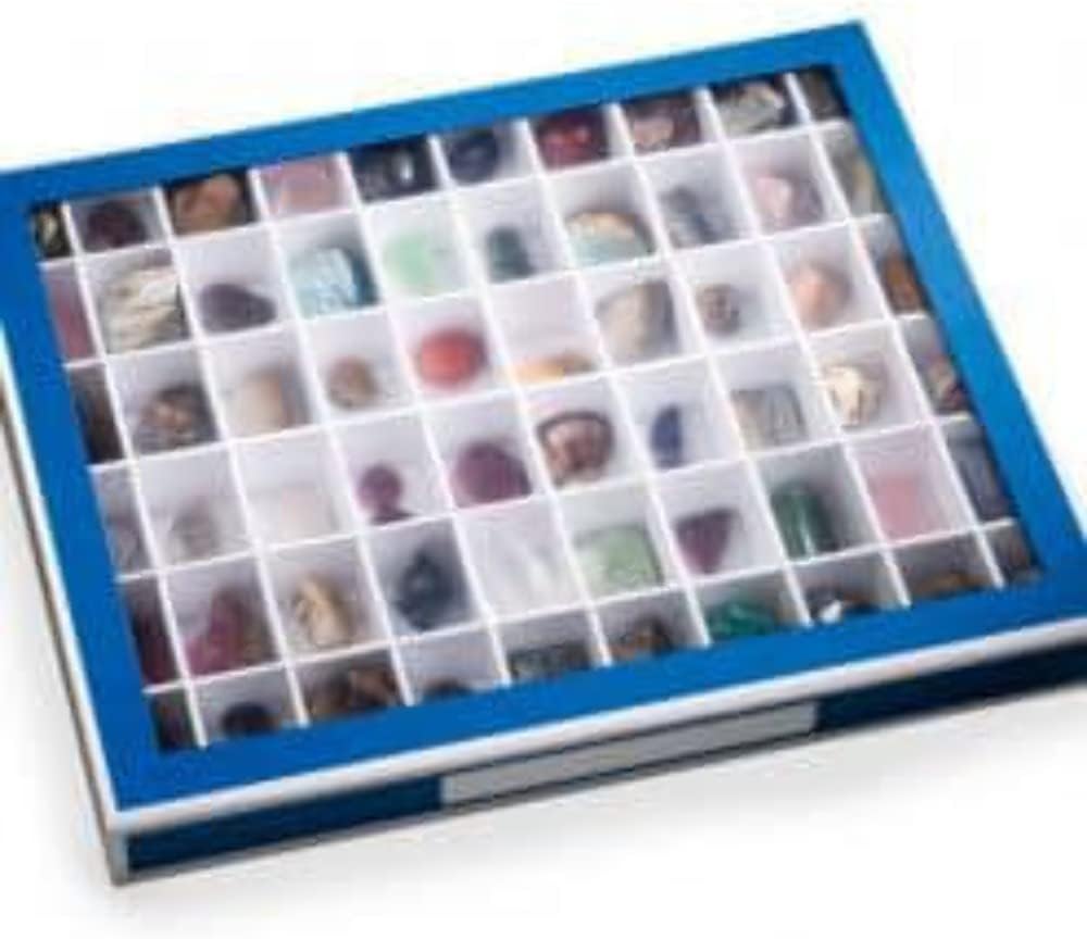 Leuchtturm 344051 Showroom Sammelbox, 60 Fächer mit 50 x 36 x 33 mm, für Miniatur-Spielfiguren - Kar