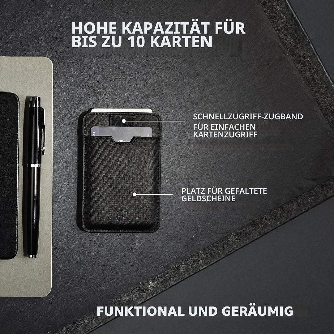 Vaultskin Chelsea Ultra-Slim Leder-Geldbörse für die Vordertasche - RFID-Blockierung für Männer mit