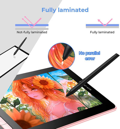 XP-PEN Artist 10 2. Generation Grafiktablett 10,1 Zoll Pen Display mit X3 Smart-Chip Stylus, 120% sR