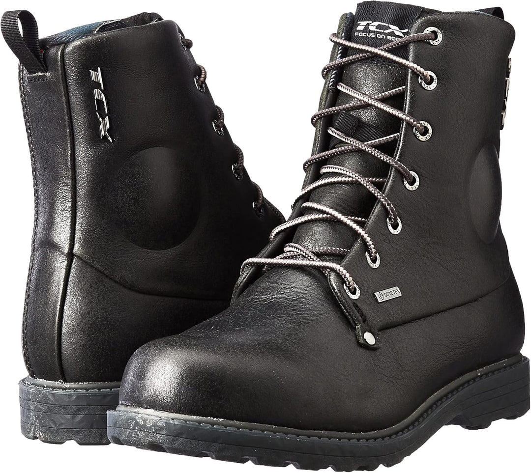 TCX Herren Blend 2 GTX Motorcycle Boot 38 EU Schwarz, 38 EU Schwarz