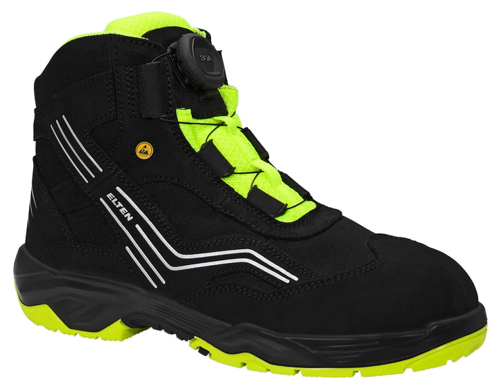 Elten Sicherheitsschnürstiefel "Ambition Boa Mid" ESD S2, Grösse 42, 76752-42 42 EU, 42 EU