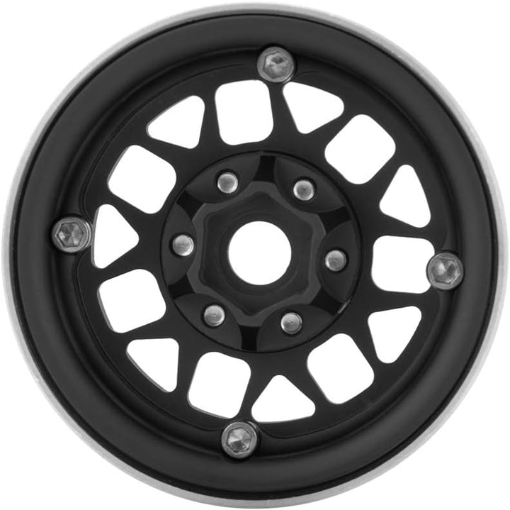 AXspeed 1,9 Zoll Beadlock Felgen, Metallische Felge Set für 1/10 RC Crawler Axial SCX10 RedCat TRX-4