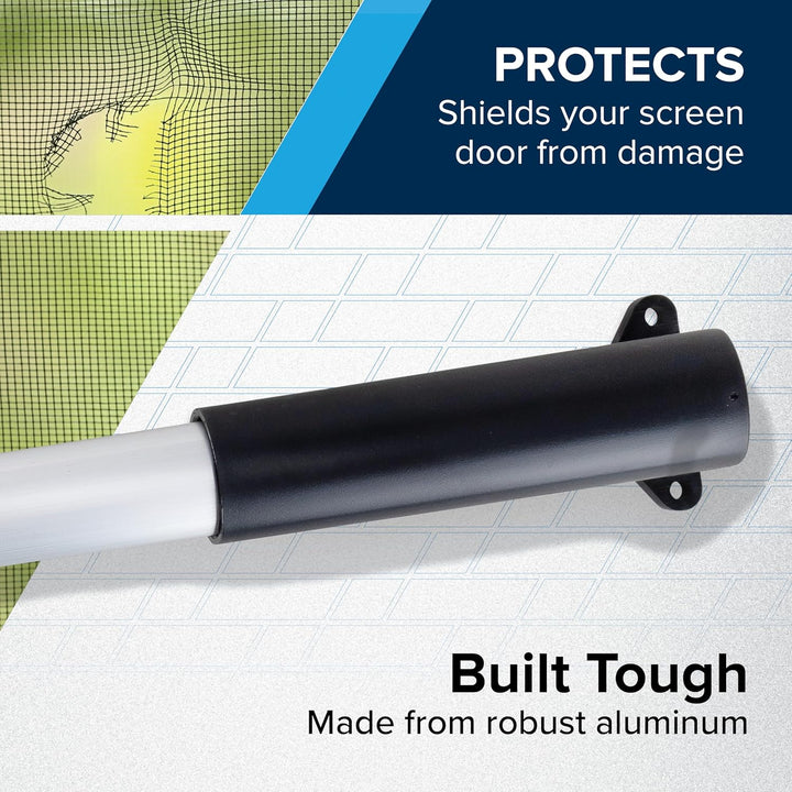 Camco 42183 Screen-Door-Hardware Schwarz Standard, Schwarz Standard