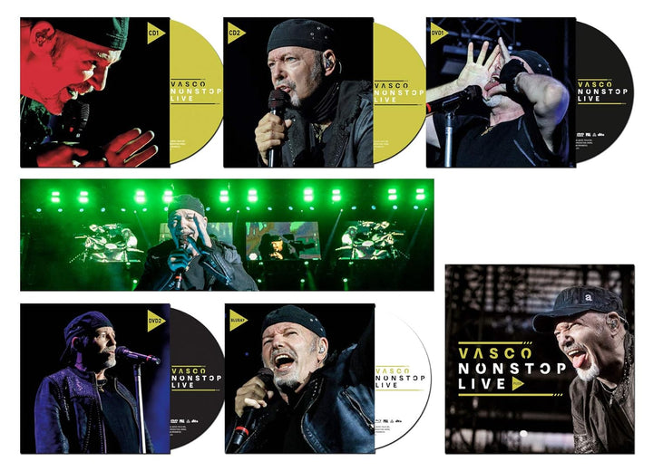 Vasco Nonstop Live 2 BR+Booklet), Audio-CD
