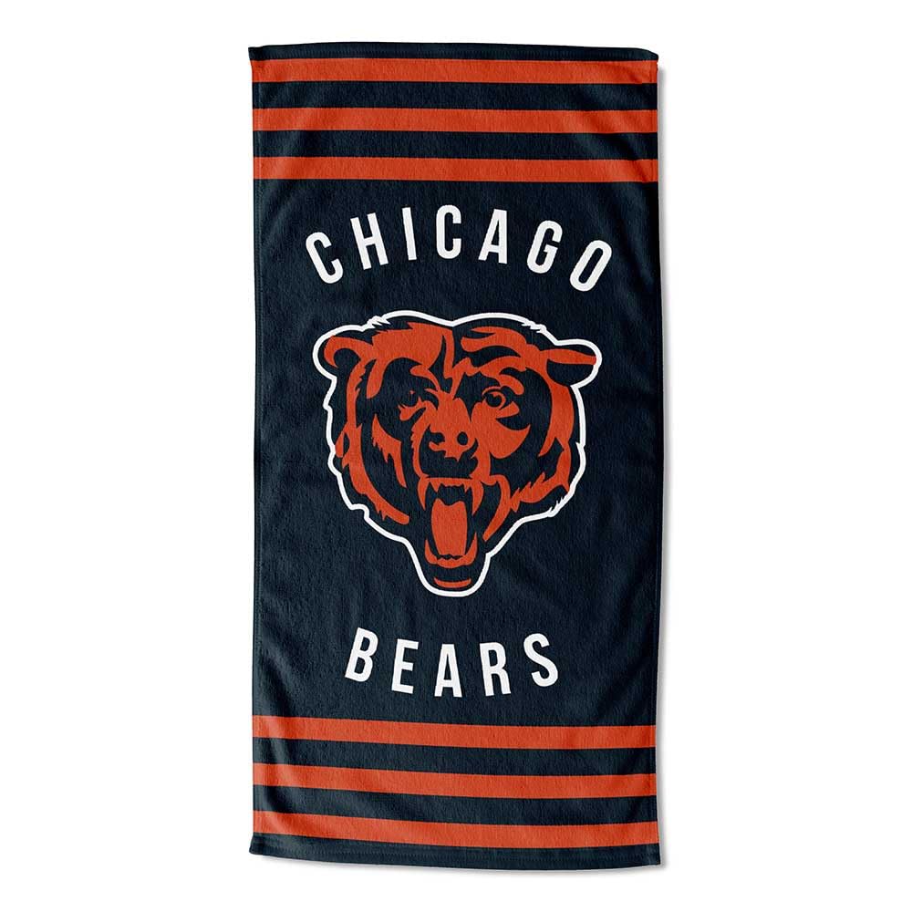 The Northwest Company Unisex-Erwachsene Strandtuch Streifen Chicago Bears, Chicago Bears