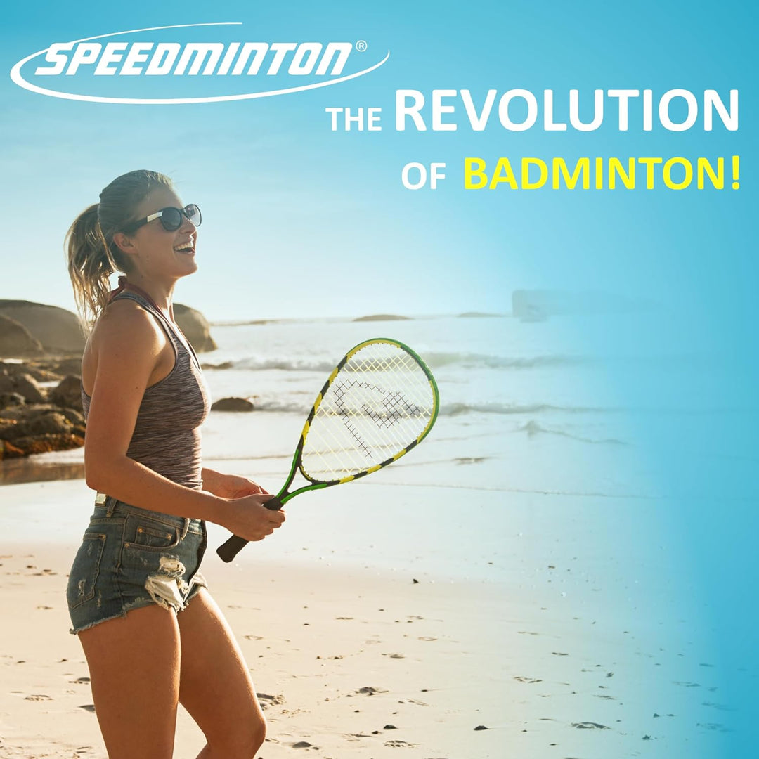 Speedminton® S900 Set – Original Speed Badminton/Crossminton Profi Set mit Carbon Schlägern inkl. 5