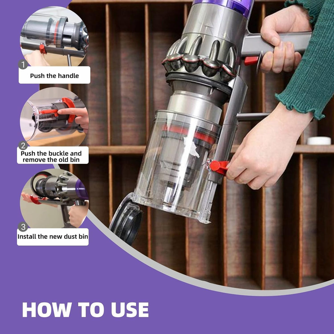 Staubbehälter für Dyson V11 V15 SV14 SV15 SV17 SV22 Behälter Filter Ersatzteile Zubehör Staubsauger