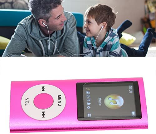 MP3-Player mit Bluetooth Rosa MP3-Player Aluminiumlegierung 1,8-Zoll-Player-Unterstützungs-Speicherk