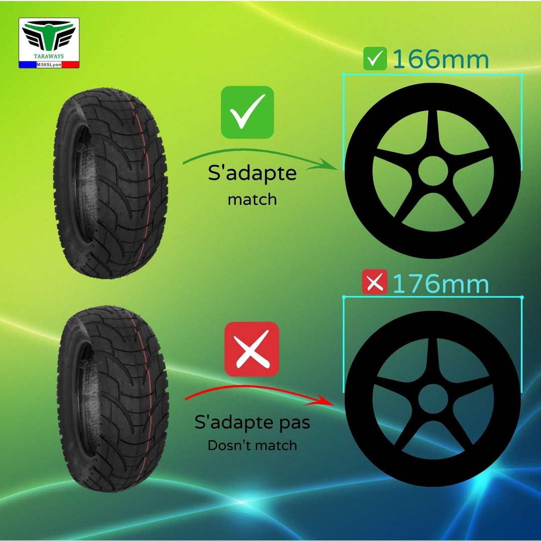 Reifen und Schlauch 80/65-6 für Roller Kugoo M4 Pro- Zero 10X Dualtron Victor Luxury EAGLE Speedway