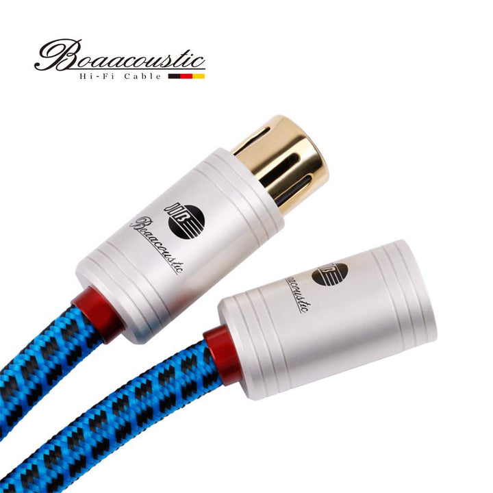 BOAACOUSTIC JIB audiophile XLR Kabel 1m High end XLR Audio Kabel hifi Mikrofonkabel OCC XLR Stecker