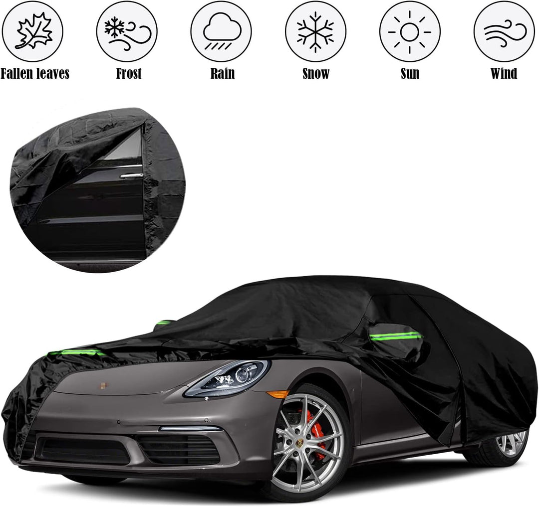 wasserdichte Autoabdeckung Kompatibel mit 718 Boxster/Cayman 986/987/981/982 Base/S/T/GTS 4.0/GT4/GT