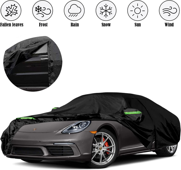 wasserdichte Autoabdeckung Kompatibel mit 718 Boxster/Cayman 986/987/981/982 Base/S/T/GTS 4.0/GT4/GT